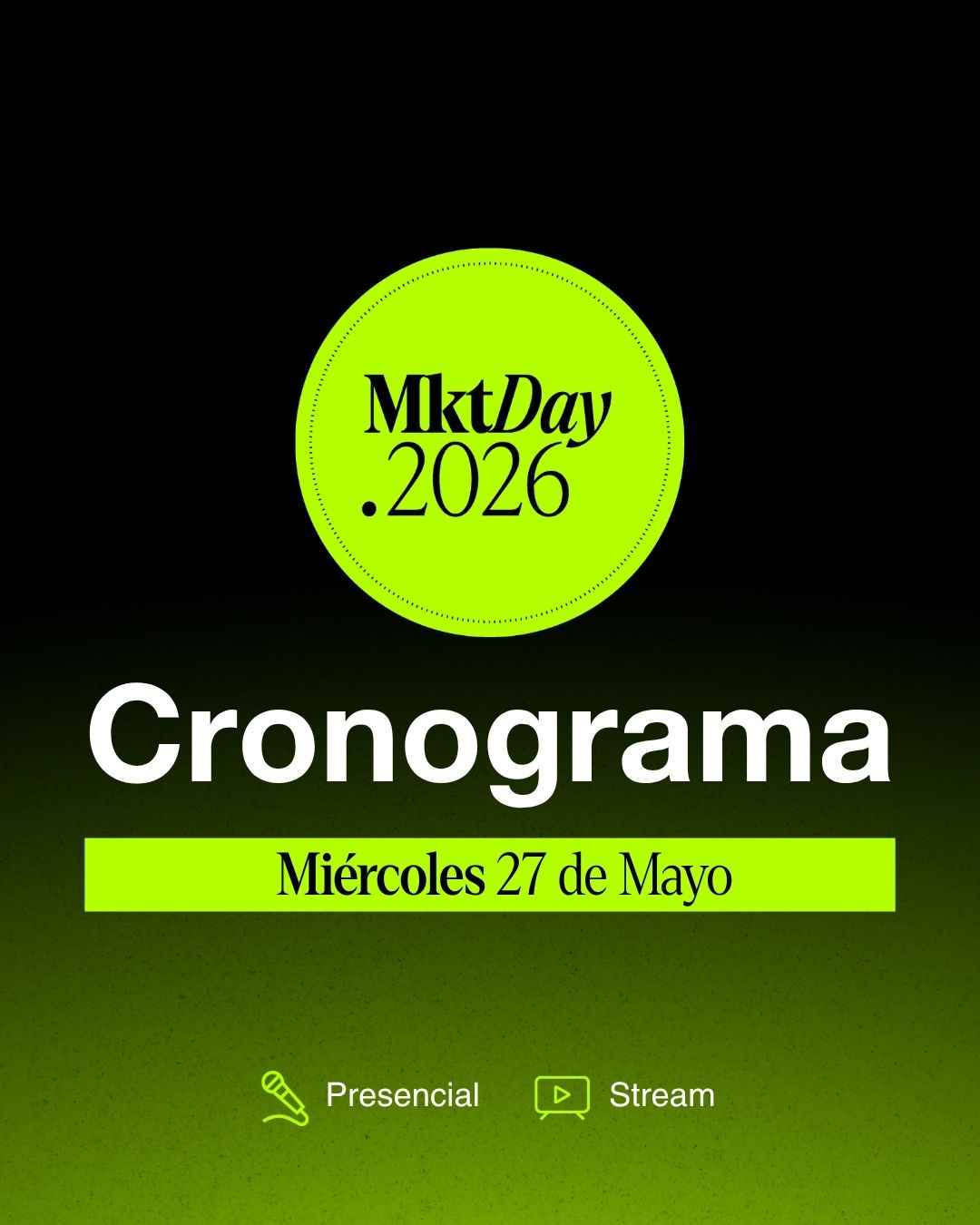 Cronograma 27 de Mayo